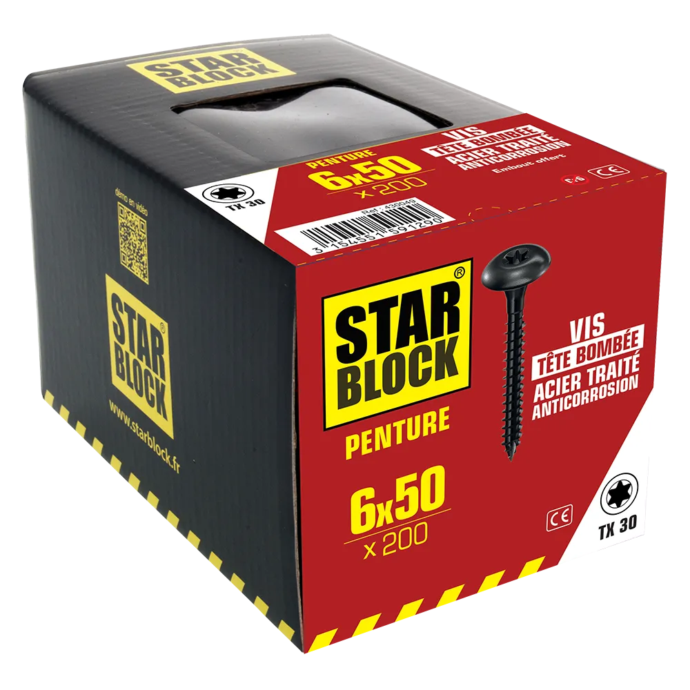 packaging-3154551591290-vis-penture-6×50-tete-large-bombee-tx-acier-traite-noir-anticorrosion-starblock