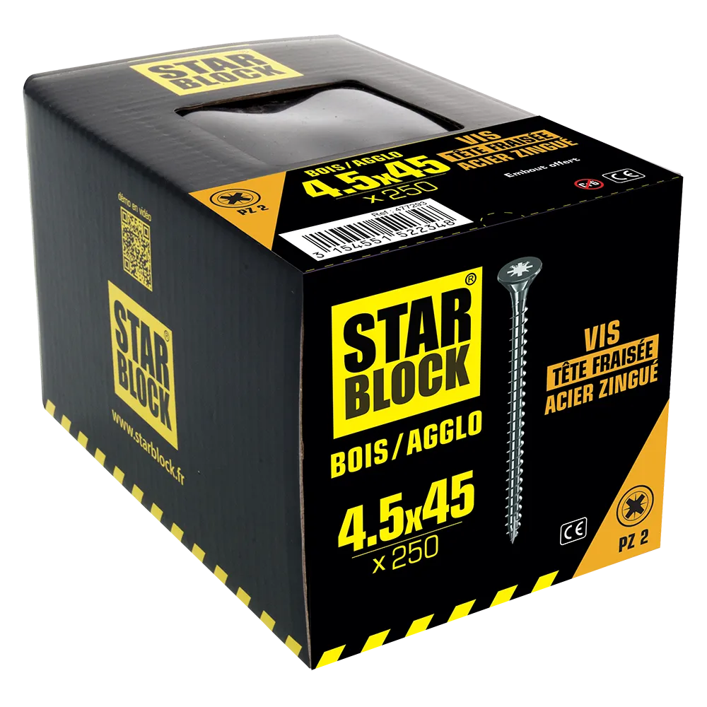 packaging-3154551522348-vis-boisagglo-pz-4-5×45-tete-fraisee-pz-acier-zingue-starblock